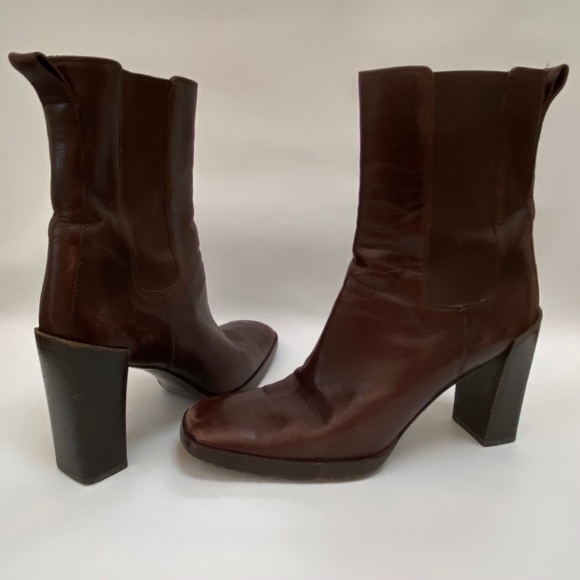 gucci chunky heel boots